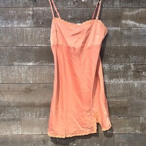 Wild Fable Coral Lace Slip Dress